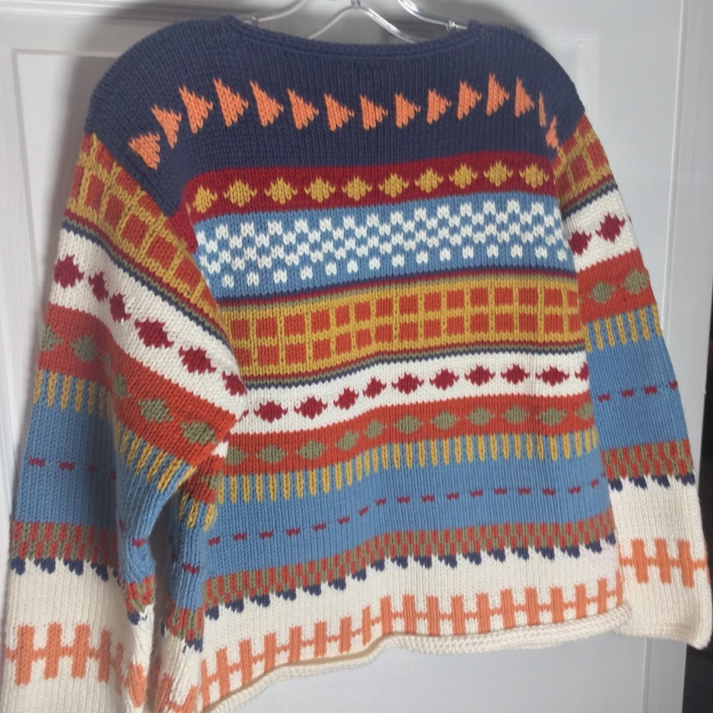 Primal Print Peruvian Sweater